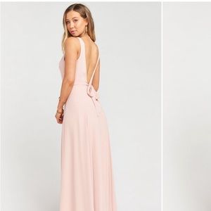 Bridesmaid Dress - dusty blush - fits like size 2